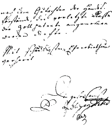 Beantragung eines Klassen-Zoll-Patents 1808