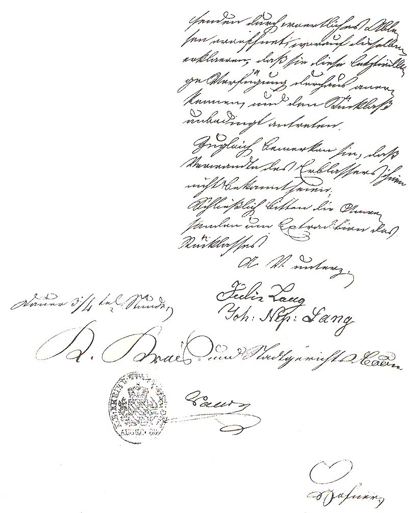 Verlassenschaftsprotokoll vom 8.Februar 1854 zu Johann Christoph Heinle