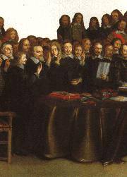 Feierlicher Friedensschluß in Münster am 15. Mai 1648