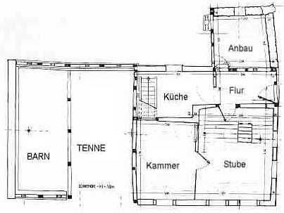 Skizze der Wohnebene