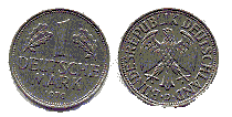 Eine Deutsche Mark von 1970
