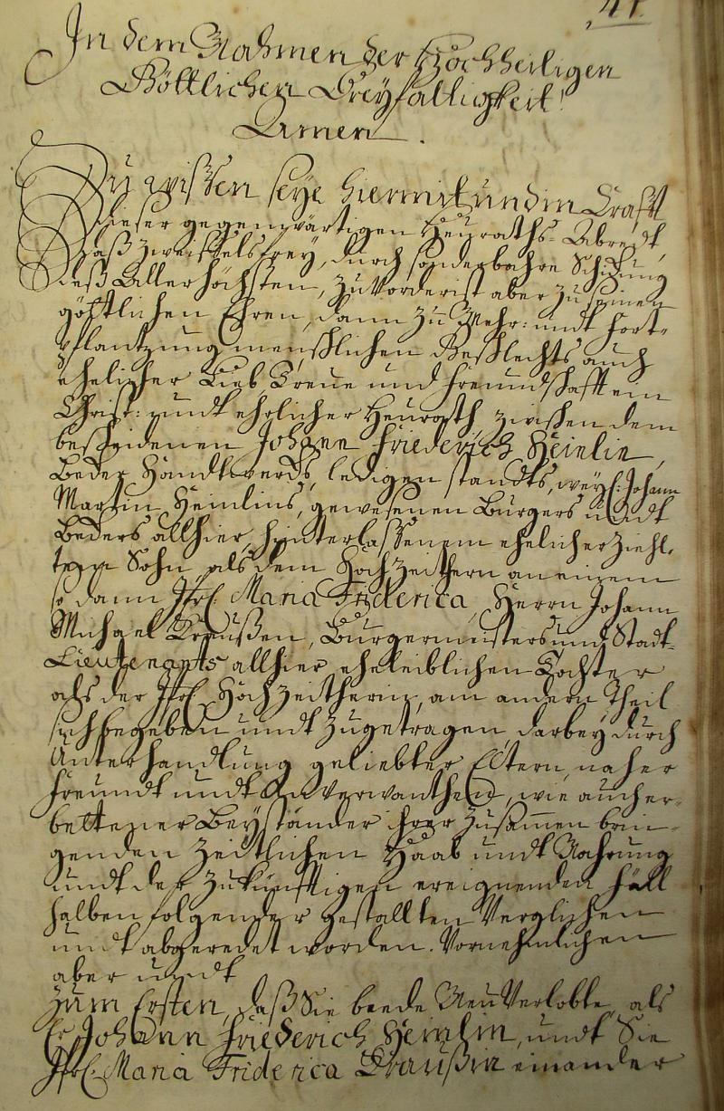 Ehe-Vertrag 1744