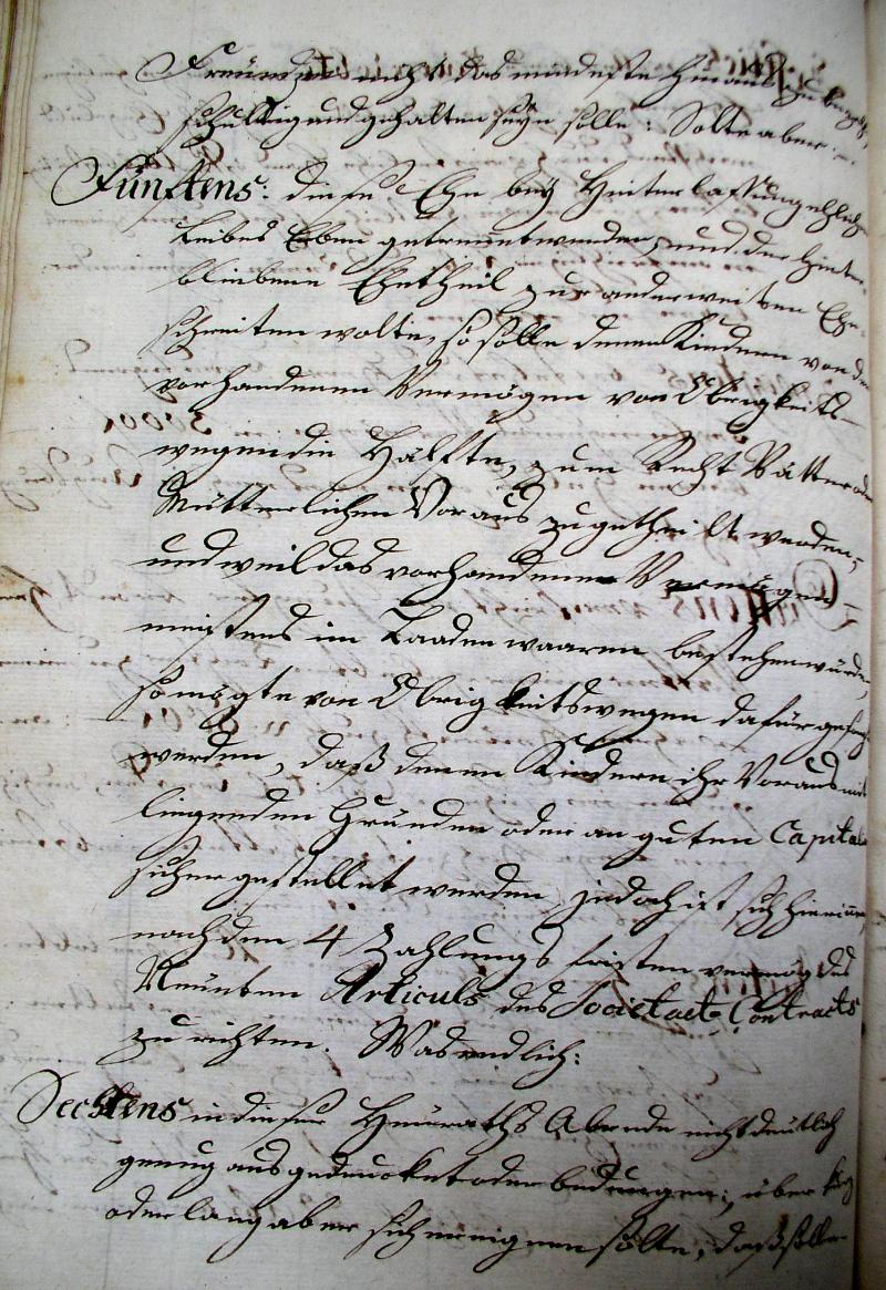 Ehevertrag 1784