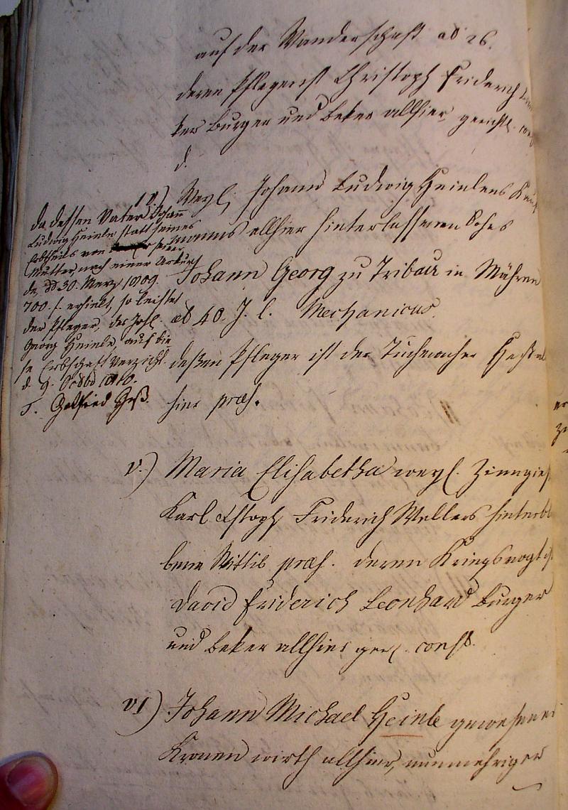 Inventarium zur Real-Abtheilung", 1812
