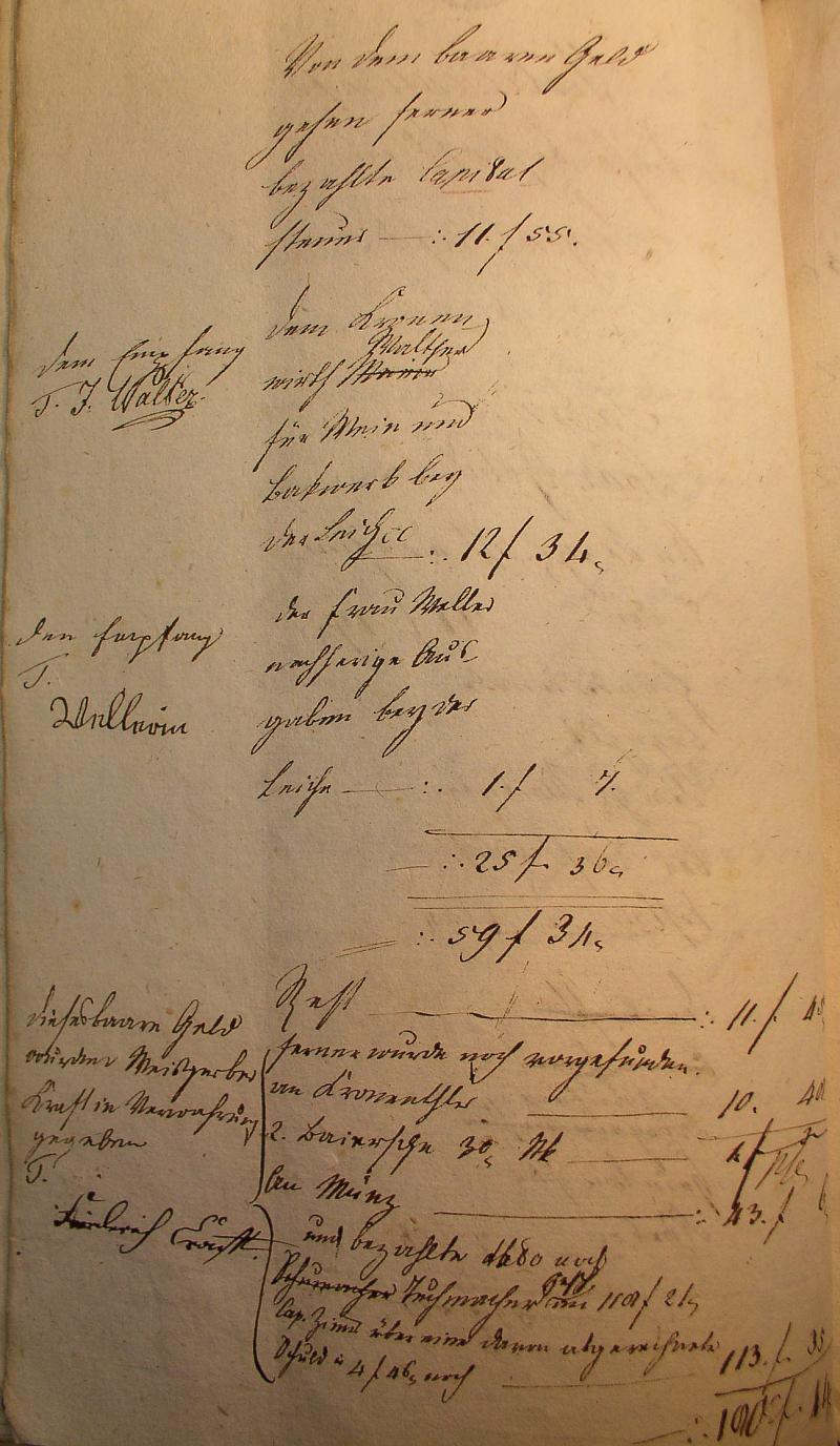 Inventarium zur Real-Abtheilung", 1812