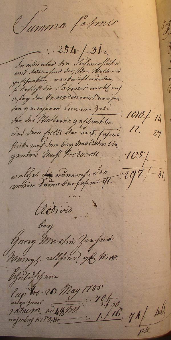 Inventarium zur Real-Abtheilung", 1812
