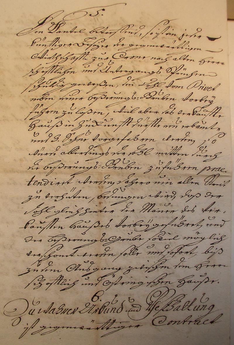 Kauf-Brief 1768