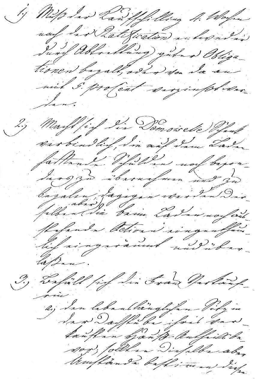 Kaufbrief von 1813