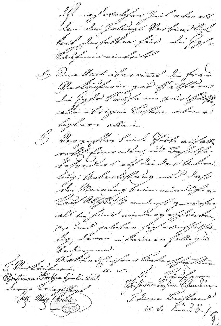 Kaufbrief von 1813