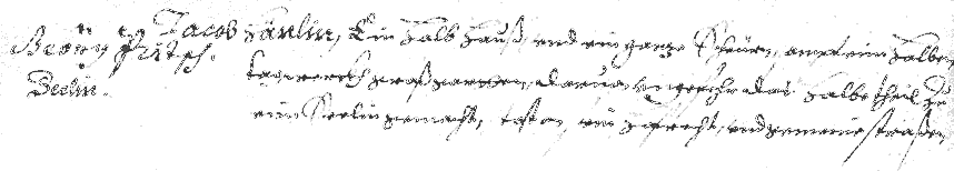 Eintrag im Gültbuch von 1615 Teil 2