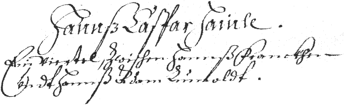 Eintrag im Schatzungsbuch von 1680 Bd 129 Folio 83