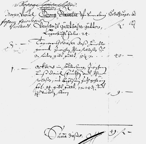 Eintrag im Schatzungsbuch von 1680 Bd 132
